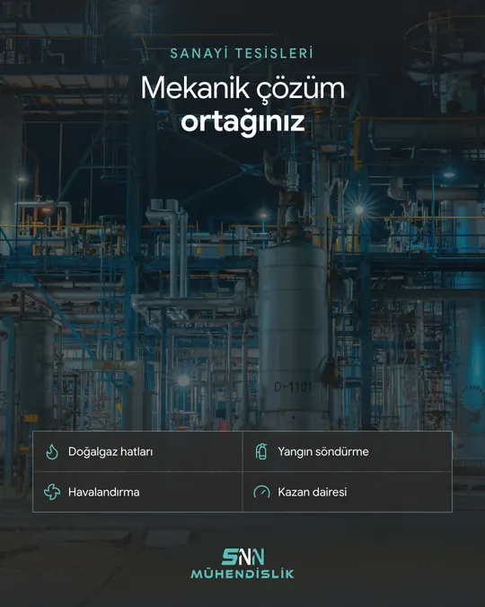 Sanayi tesisleri için mekanik çözüm ortağınız gönderisi